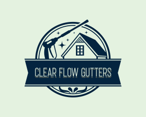 Gutter - Gutter Sanitation Cleaner logo design