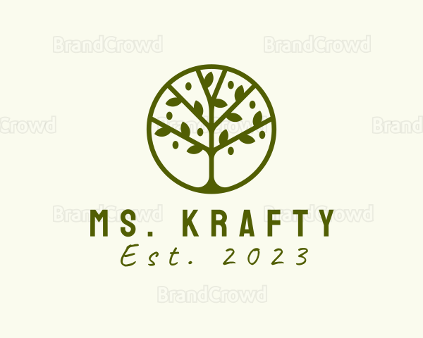 Tree Arborist Gardening Logo