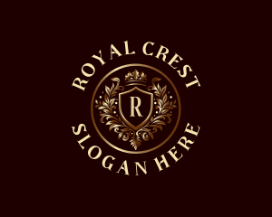 Royal Crest Crown logo design