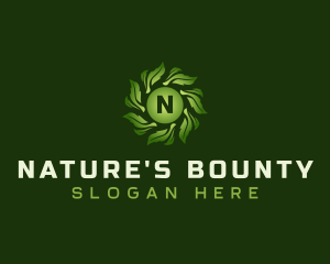 Natural Leaves Gardening logo design