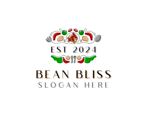 Beans Sausage Cooking  logo design