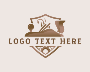 Joinery - Carpenter Woodwork Hand Planer logo design