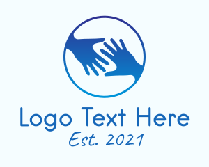 Social Justice - Blue Emblem Charity logo design