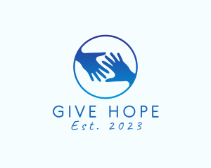 Donation - Helping Hand Charity logo design