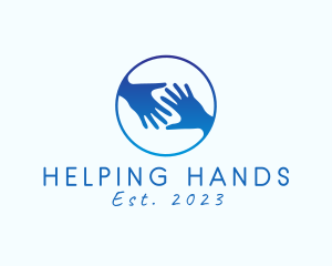 Aid - Helping Hand Charity logo design