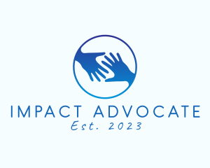Advocate - Helping Hand Charity logo design