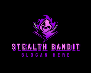 Stealth Ninja Assasin logo design