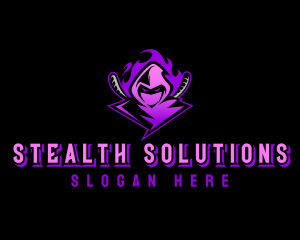 Stealth - Stealth Ninja Assasin logo design
