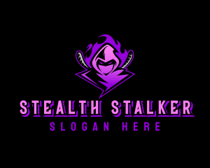 Stealth Ninja Assasin logo design