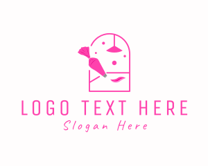 Sweet - Piping Bag Pastry logo design