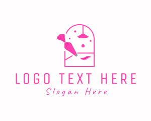 Icing - Piping Bag Pastry logo design