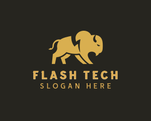 Flash - Buffalo Flash Wildlife logo design