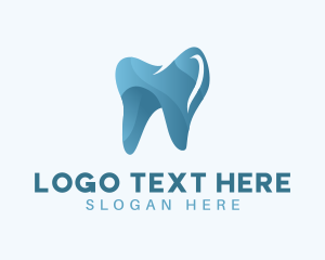 Dental Implant - Dental Molar Tooth logo design