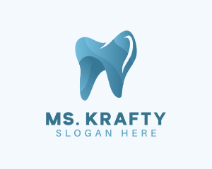 Dental Molar Tooth Logo