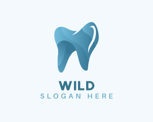 Dental Molar Tooth Logo