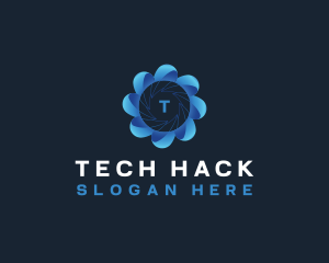 Technology Cyber Network logo design