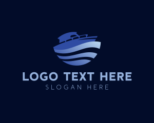 Yacht Club - Cruise Ship Ferry logo design