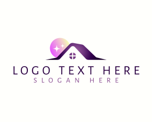 Mortgage - House Roofing Builder logo design