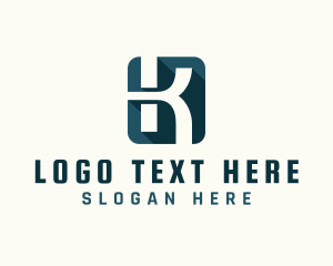 Corporate - Professional Startup Brand Letter K logo design