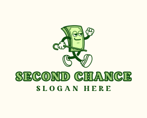 Consignment - Money Bills Character logo design