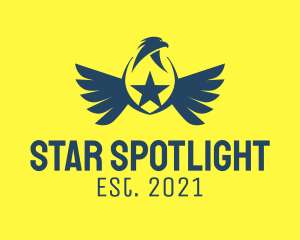 Hawk Star Shield logo design