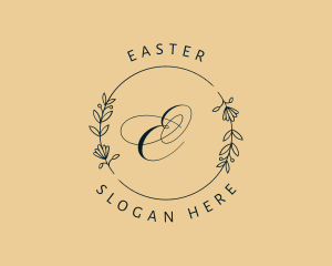 Elegant Stylist Wreath Logo