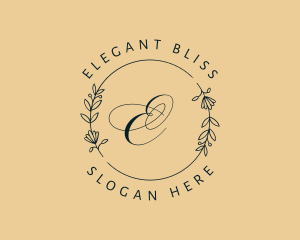 Elegant Stylist Wreath Logo