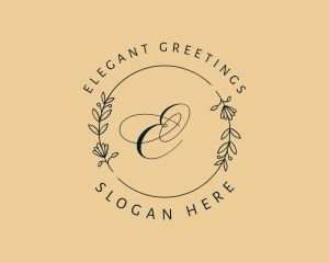 Elegant Stylist Wreath logo design