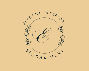 Elegant Stylist Wreath logo design