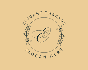 Elegant Stylist Wreath logo design