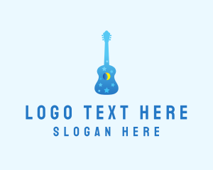 Dream - Night Dream Guitar logo design