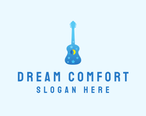 Night Dream Guitar  logo design