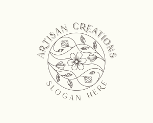 Artisanal Flower Salon logo design