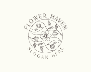 Artisanal Flower Salon logo design