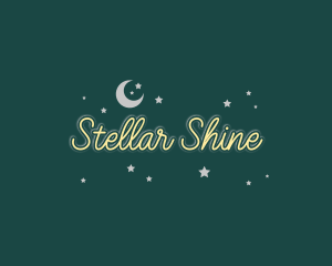 Stars - Moon Stars Sparkle logo design