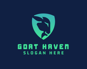 Goat Gaming Shield logo design