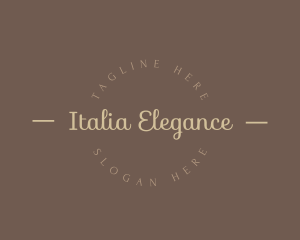 Elegant Cursive Brand logo design