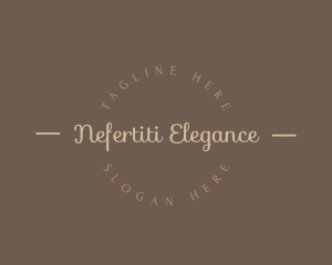 Elegant Cursive Brand logo design