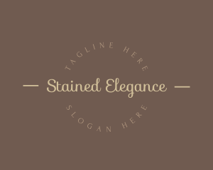 Elegant Cursive Brand logo design