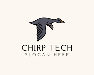 Chirp - Grey Goose Flight logo design