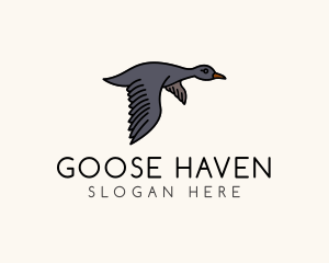 Goose - Grey Goose Flight logo design