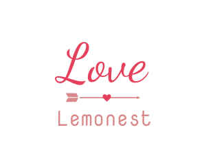 Love Wedding Wordmark Logo