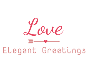 Love Wedding Wordmark logo design