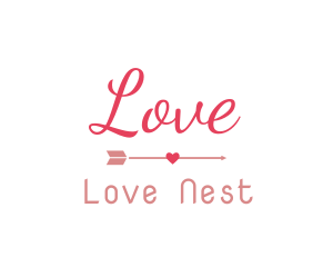 Love Wedding Wordmark logo design