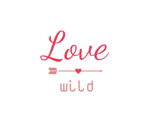 Cute - Love Wedding Wordmark logo design