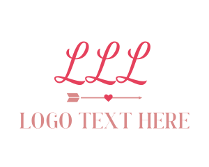 Lovely - Love Cupid Romance logo design