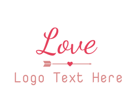 Bride - Love Wedding Wordmark logo design