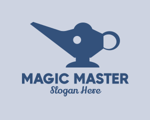 Elephant Magic Lamp  logo design