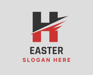 Fast Logistics Letter H Logo