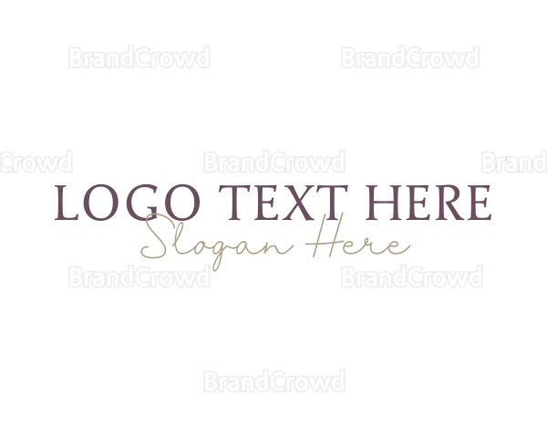 Simple Beauty Business Logo